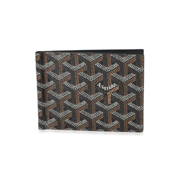 Goyard Black Goyardine Canvas Saint Thomas Bill Fold Wallet - Picture 1 of 6